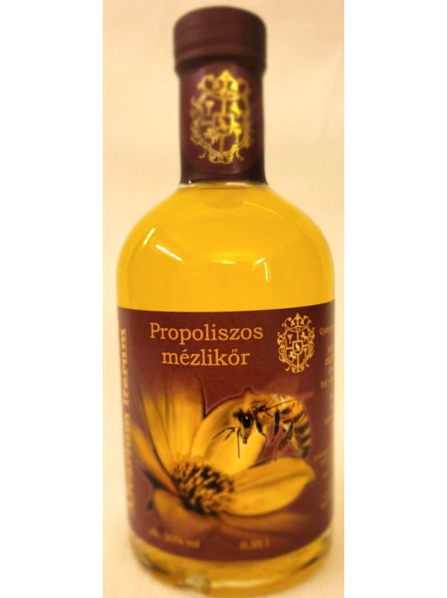 Propoliszos mézlikőr 0,35l 20% vol 