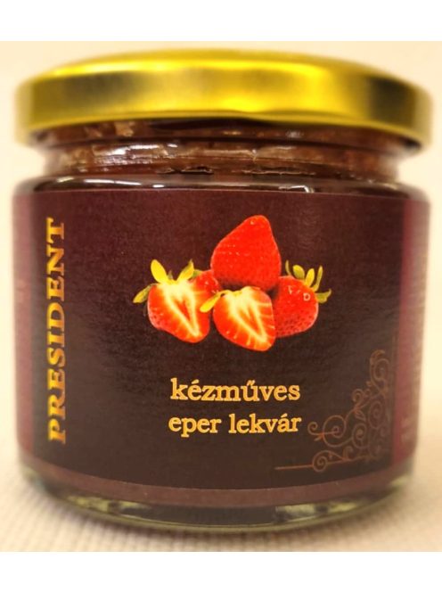 Kézműves eper lekvár /mézes/ 240gr