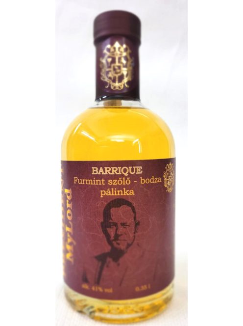 Barrique Furmint-bodza pálinka Mylord 0,35l